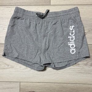 Adidas Women's Athletic Gray Shorts Size M